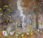 "Sorgenfresser" 2013 - 150 x 170 cm - Öl und Spray auf Leinwand