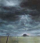 "Mansion" 2014 - 120 x 90 cm - Öl und Spray auf Leinwand