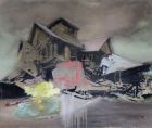 "Arkadia" 2012 110x130cm - Öl und Spray auf Leinwand